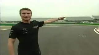 2004 F1 Chinese GP - David Coulthard 1st impression of the Shanghai International Circuit