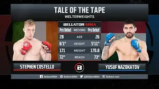Юсуф Назокатов x Стивен Костелло | Bellator 270 | Okko ММА