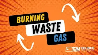 Burning Waste Gas