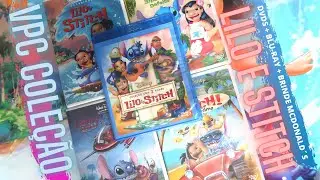 LILO E STITCH (DVDs + Blu-ray + Brinde do McDonald&acute;s) | VPC COLE&Ccedil;&Atilde;O (unboxing)