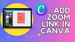 How to Add Zoom Link in Canva 2024?