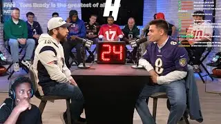 REACTING TO 1 Tom Brady Fan VS 10 Brady Haters!!