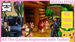 New MiSTer FPGA N64 Turbo Core! All The Improved Games to Play
