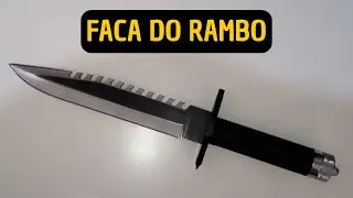 Faca do Rambo - A Famosa e Cl&aacute;ssica Faca do Filme Rambo 2