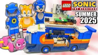 LEGO Sonic the Hedgehog Team Sonic Command Truck EARLY REVIEW! Summer 2025 Set!