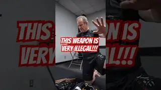 This weapon is VERY illegal! #martialarts #weaponry