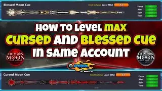 CURSED & BLESSED CUE LEVEL MAX IN SAME ACCOUNT || HOW TO LEVEL MAX BOTH CUES IN ONE ACCOUNT !!! ❤️
