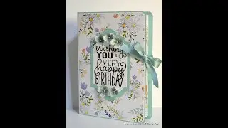 No.288 Book Box for A6 (A2) Greeting Cards -- JanB UK Stampin' Up! Demonstrator Independent