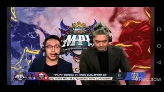 Aether Main VS Team Work Game 2 Mpl qualifier