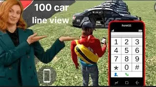 100 police car line view game mission 🥵🥵#indiabikedriving3d #viralvideo #video 