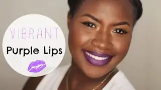 ❤ Fall Series | VIBRANT Purple Lips Ft. Melt Cosmetics 