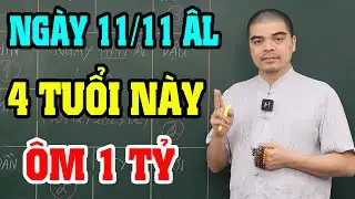 Đúng ngày 11/11 Âm: 4 con giáp đón tin vui lớn, tiền bạc hanh thông rực sáng!