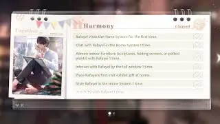 Guide to complete Harmony tasks in Love and Deepspace new Home system 