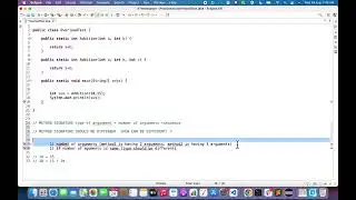 Method Overloading in Java, Role of Method Signature and Method Return Type