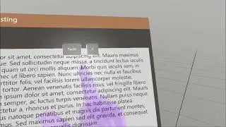 Testing VR text editing