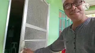 HOW TO ASSEMBLE AND MOUNT ALUMINIUM DOOR WORY WITH SCREEN DIY