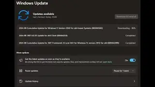 Как исправить ошибку установки обновления KB5041585 в Windows 11