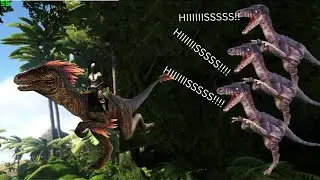 Getting Attacked By Troodons!!!!! Ark Survival Evolved: The Island Gameplay ep9