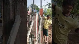 Technique installation column formwork
