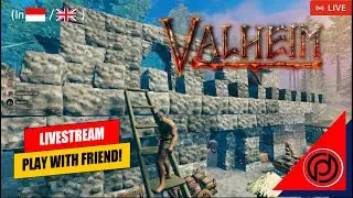 (Reconnect!) The Construction Continue! |🔴Let's Play Valheim no. 7 | DHYFU Live [In ENG/INDO]