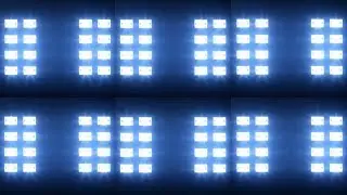 Techno Lights Flashing White Home Disco Effect