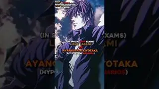 Light Yagami VS Ayanokouji (In Special COTE Exams) | Death Note and COTE