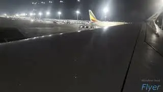 Night landing in Addis Abeba, Ethiopia, on an Airbus A350-900