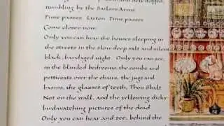 Sheila Waters' calligraphic 'Under Milk Wood'