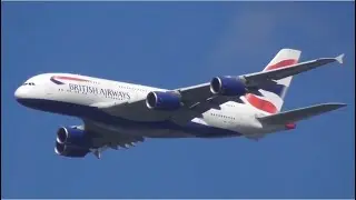 British Airways G-XLEH A380 airplane aeroplane aircraft