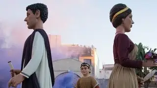 Estrena del nou gegantó de la colla gegantera Iluro de Mataró- Mostra de Balls i Cercavila