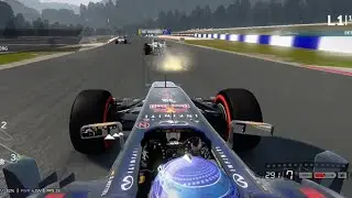 F1 2013 Austia layout 2025 + aggressive Ai + Realistic Damage on Android Gamehub lite AnTuTu v4