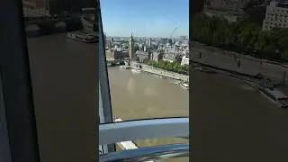 London Eye #travel #explore #uk #london #londoneye #views #top #high #up #city #trip #fun #shorts