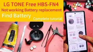 LG TONE FREE HBS FN4 NOT WORKING/DISASSEMBLE/ BATTERY REPLACEMENT