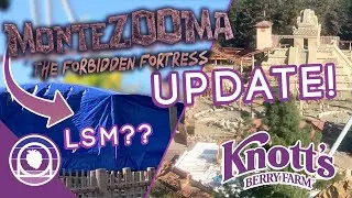 Is the New Launch Being Installed? | MonteZOOMa & Fiesta Village Update + More Knott's 2023 Updates
