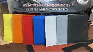 Color Variety for C8 Radiator Protection  www.ezscreenout.com