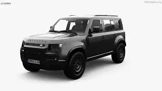 Land Rover Defender 90 Octa Black 2025 3D model by 3DModels.org