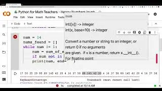 Python for Math Teachers - Happy Numbers