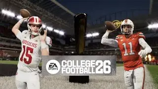 National Championship in CFB 26. Indiana vs Miami 