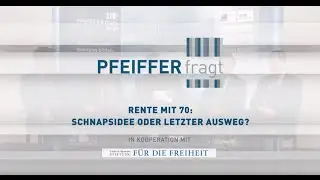 Rente mit 70 - TV-Sendung mit Prof. Dr. Karl-Heinz Paqu&eacute; 1/4