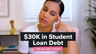 How to pay off student loans fast like a car loan | Overwhelmed with $30k in Student Loans