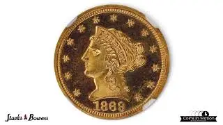 1869 Liberty Head Quarter Eagle. JD-1. Rarity-6+. Proof-64 Cameo (NGC).