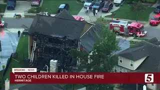 Two children dead following a house fire in Hermitage on Monday