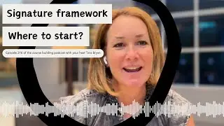 The Signature Framework - Where and How to Start?