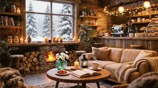 🤍 White Cozy Jazz &ndash; Soft Coffee & Fireplace Vibes