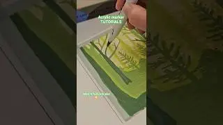 ASMR acrylic marker #arrtx #arrtxacrylicmarkers #arrtxart #asmerpainting #asmrrelaxing