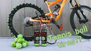 Tennis Ball Mountain Bike Tire! (Will It Send Ep. 2)