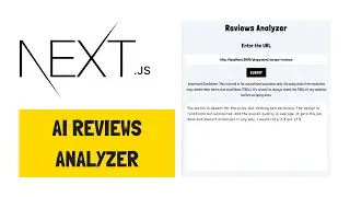 Building an AI-Powered Product Review Analysis Web App #openai #nextjs #nodejs #puppeteer #ai #trend