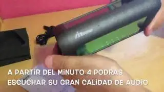 Zinsoko BS 1025, Impresionante Altavoz Bluetooth con efecto prisma y muy buena calidad de sonido