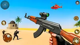 Спецназ: Стрельба из робота с оружием - Контратака коммандос, 3D-шутер - Геймплей на Android