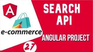Angular project in Hindi #27 Search product API | Angular E-commerce Project